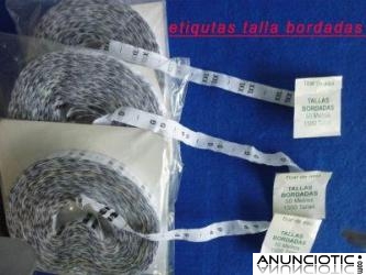 Etiquetas de s&iacute;mbolos para identificar composici&oacute;n, Megatex