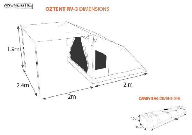 Tienda de campa&ntilde;a otzent rv5