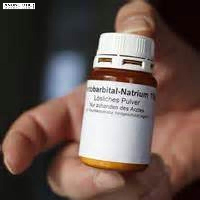 99.98% Nembutal somn&iacute;feros, polvo y l&iacute;quido
