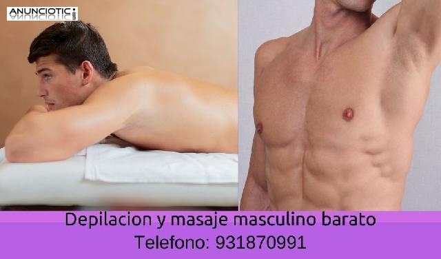 masaje y depilaci&oacute;n masculino 