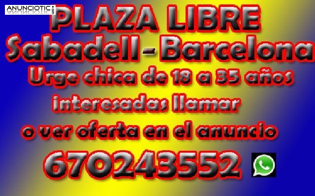 LU SELECCIONAMOS CHICAS PARA PLAZA