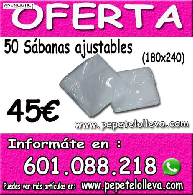 50 S&aacute;banas ajustables para cama o tatami por 45�