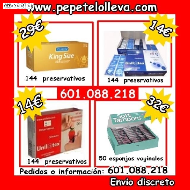 144 condones fresa o natural 14 �