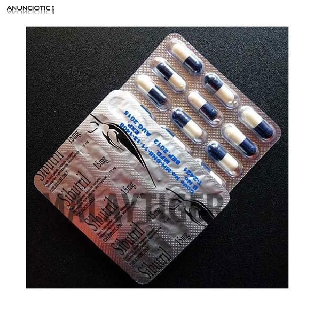 						Sibutril 15mg (Sibutramina Meridia) 30 C&aacute;psulas 20�