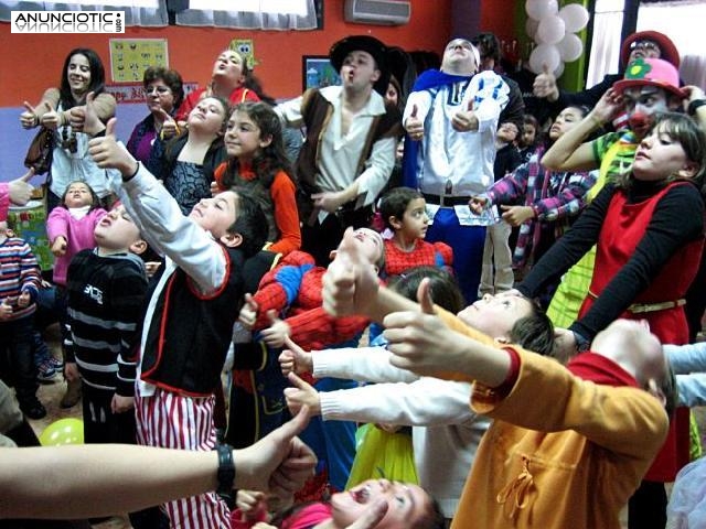 Animadores de fiestas infantiles, comuniones en Madrid cumplea&ntilde;os