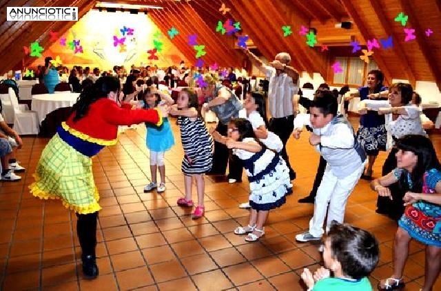 Animadores fiestas infantiles Barcelona cumplea&ntilde;os domicilio comuniones