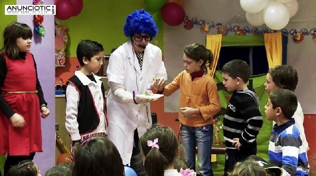 Fiestas de cumplea&ntilde;os en Almer&iacute;a a domicilio, comuniones, magos, payasos 