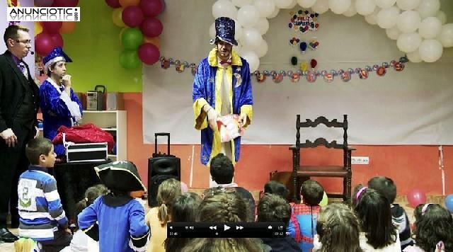 Magos payasos fiestas infantiles Mallorca a domicilio cumplea&ntilde;os comuni&oacute;n