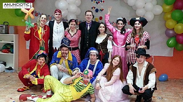 Payasos para cumplea&ntilde;os infantiles en Barcelona a domicilio.