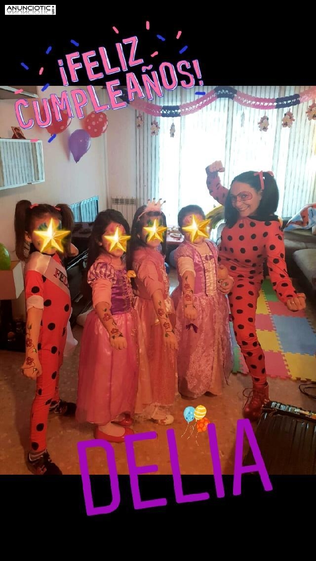 Fiestas infantiles Barcelona a domicilio animadores cumplea&ntilde;os comuniones