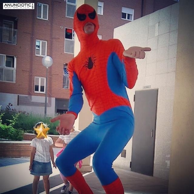 Fiestas infantiles superheroes Spiderman Capit&aacute;n Am&eacute;rica