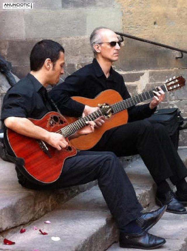 DUO de GUITARRAS para EVENTOS, toda Catalu&ntilde;a