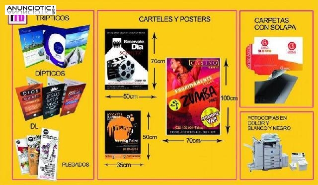 Flyers, tarjetas,impresiones y dise&ntilde;os baratos