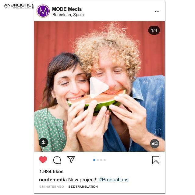 Producci&oacute;n de v&iacute;deos y fotos profesional - MODE MEDIA