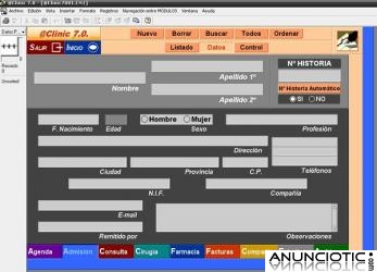Software o Programa de Gesti&oacute;n Cl&iacute;nica Consultas M&eacute;dicas @Clinic &iexcl;&iexcl; GRATIS !!