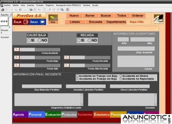 Software o Programa Prevenci&oacute;n de Riesgos Laborales PrevGes &iexcl;&iexcl;GRATIS!!