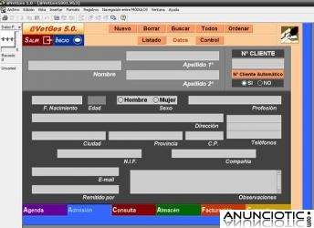 Programa de Gesti&oacute;n Veterinaria Consultas de Veterinarios @VetGes &iexcl;&iexcl; GRATIS !!