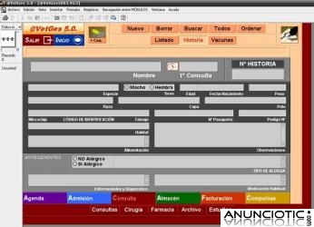 Programa de Gesti&oacute;n Veterinaria Consultas de Veterinarios @VetGes &iexcl;&iexcl; GRATIS !!
