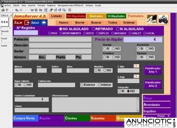 Software o Programa de Gesti&oacute;n Inmobiliaria Agencias Inmobiliarias InmoServer &iexcl;&iexcl; GRATIS !!