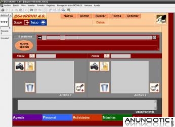 Programa de Gesti&oacute;n de Recursos Humanos N&oacute;minas y Capacitaci&oacute;n GesRRHH &iexcl;&iexcl; GRATIS !!