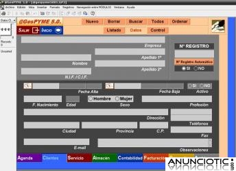 Programa de Gesti&oacute;n de la Peque&ntilde;a y Mediana Empresa y Almac&eacute;n @GesPYME &iexcl;&iexcl; GRATIS !!