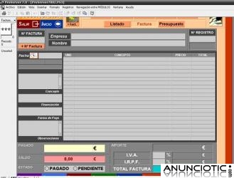 Programa de Gesti&oacute;n de Servicios y Facturaci&oacute;n Profesional ProServer &iexcl;&iexcl; GRATIS !!