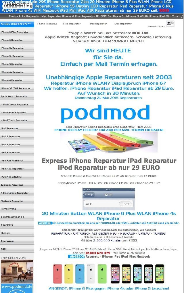  iPhone Reparatur ab 29 EURO