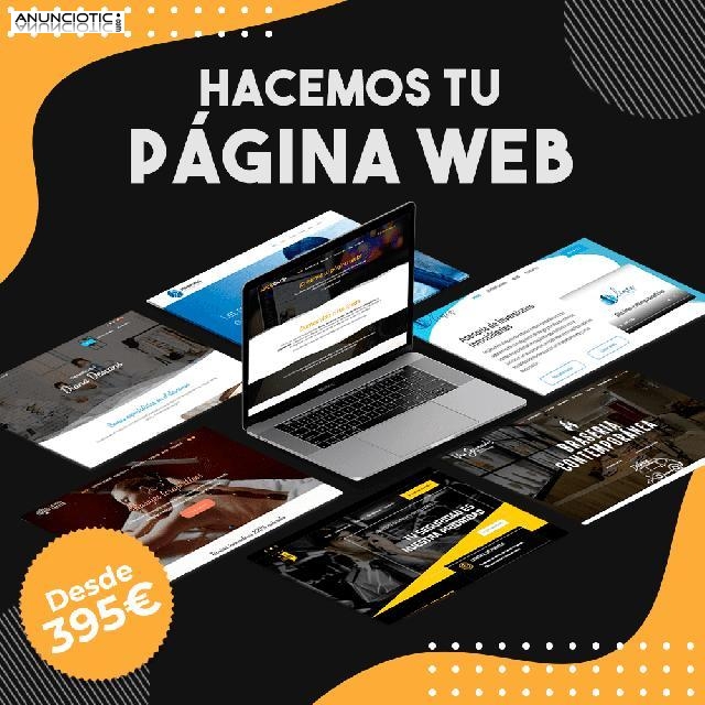 Dise&ntilde;o y desarrollo de P&aacute;ginas Web