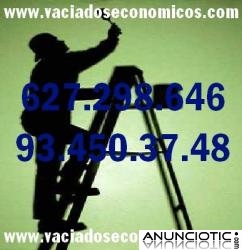 VACIADO DE PISOS + BARATO + RAPIDO MEJOR SERVICIO 93.450.37.48 BARCELONA PINTAMOS PISOS ECONOMICO 