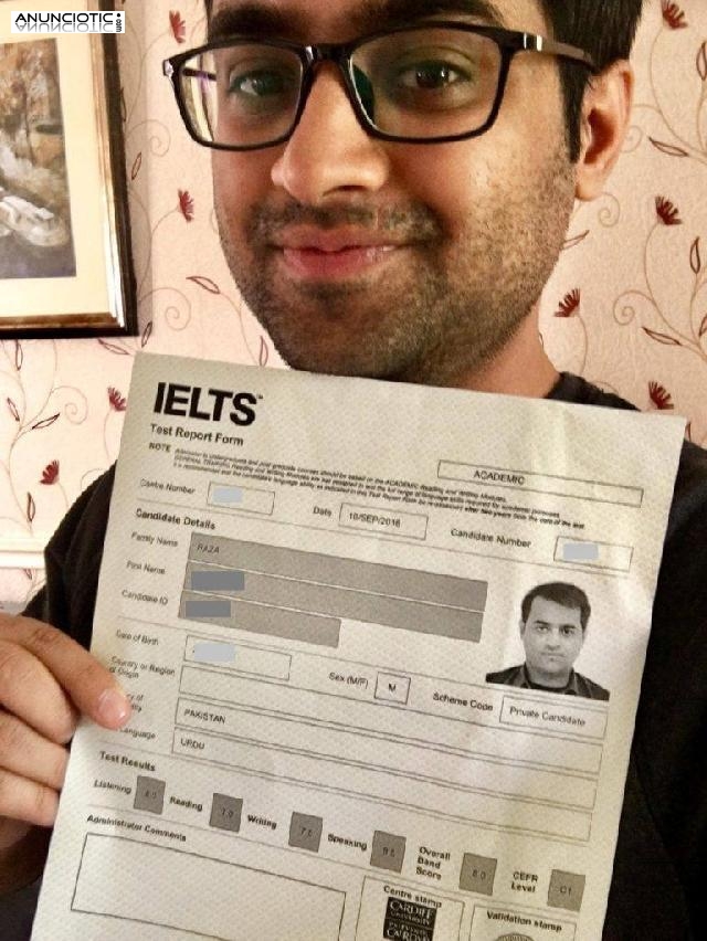 Compre IELTS, TOEFL, GRE y otros certificados de ingl&eacute;s