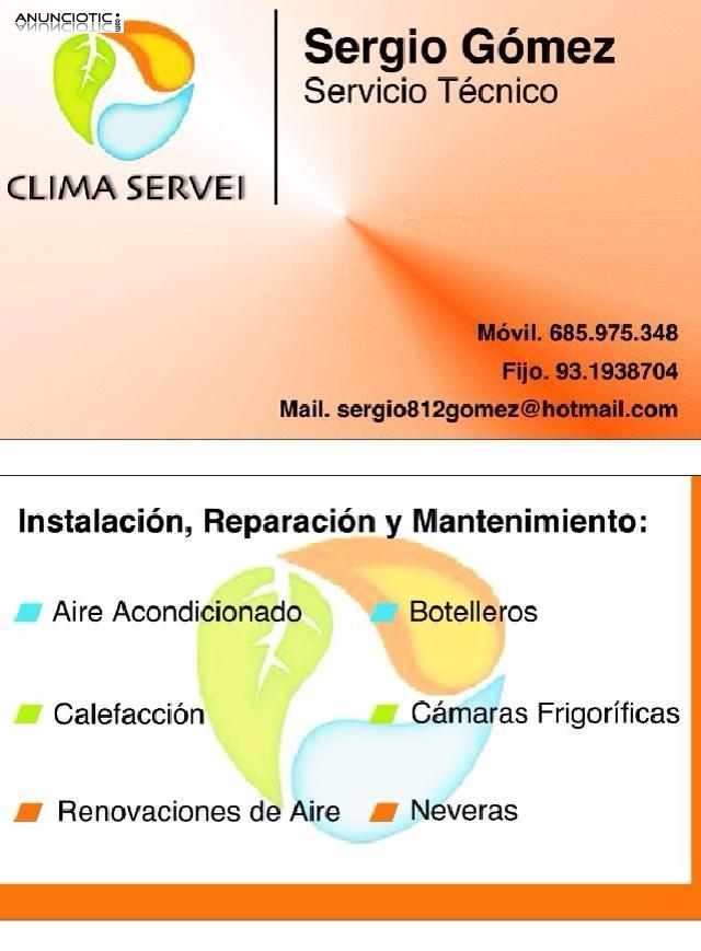 Mantenimiento y reparaci&oacute;n en empresas y particulares 