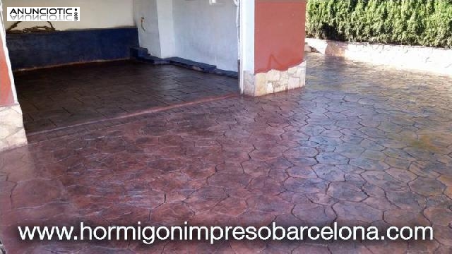 Hormigon impreso en Barcelona, Lleida y Tarragona