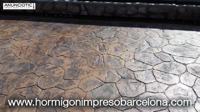 Hormigon impreso en Barcelona, Lleida y Tarragona