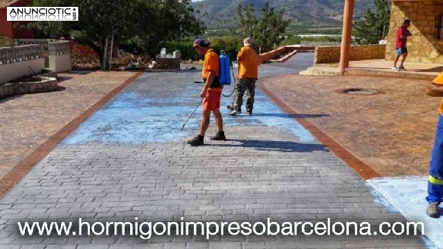 Hormigon impreso en Barcelona, Lleida y Tarragona