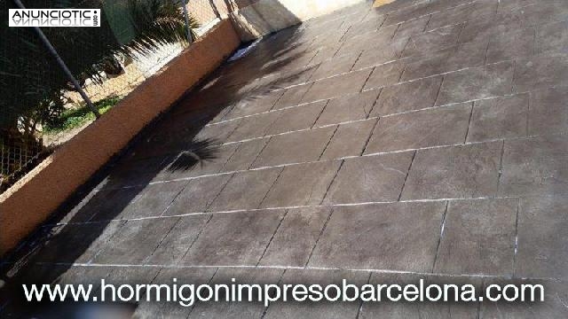 Hormigon impreso en Barcelona, Lleida y Tarragona