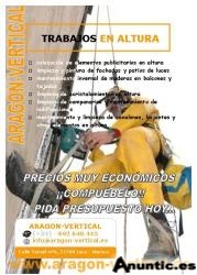 ARAG&Oacute;N VERTICALES: Trabajos en altura al mejor precio