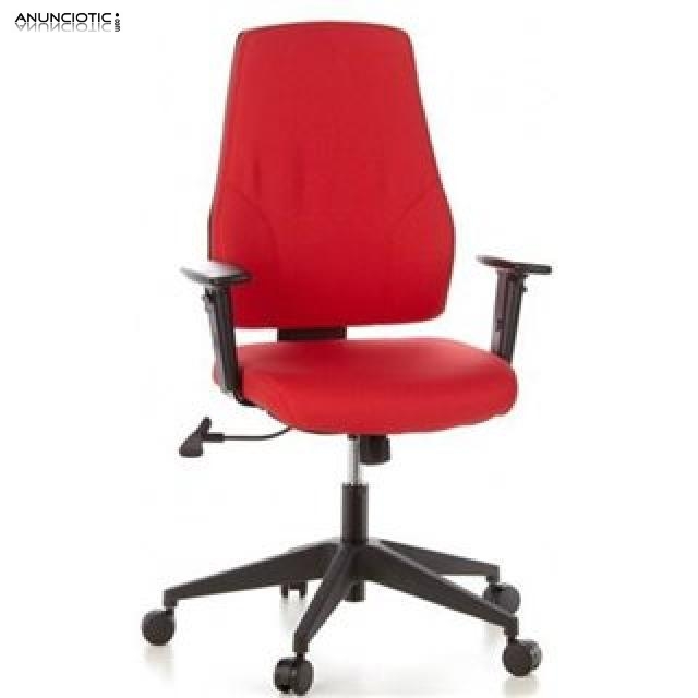 Silla ergon&oacute;mica pro tec 8h en color rojo