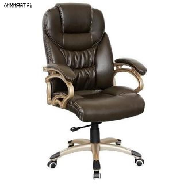 Silla triton 300 piel color marr&oacute;n