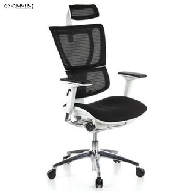 Sill&oacute;n negro blanco ofisillas