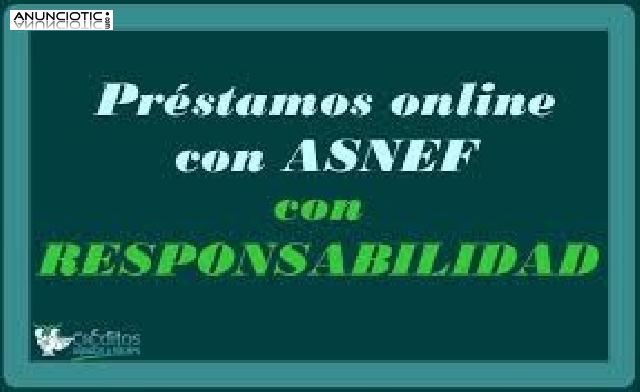 Cr&eacute;ditos urgentes express con asnef