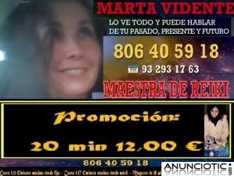 Marta Vidente Natal, no pregunto, 20 min 12�. 806405918 o 932931763
