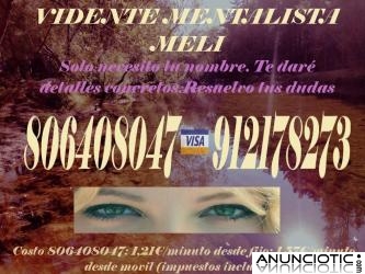 VIDENTE MEDIUM MELI. Sincera, r&aacute;pida. Te dir&eacute; la verdad, aunque duela. 806408047