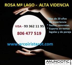 PROFESORA ROSA M&ordf; LAGO  VIDENCIA Y SANACI&Oacute;N