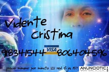 VIDENTE CRISTINA ESPECIALISTA EN EL AMOR. OFERTAS. 918341544
