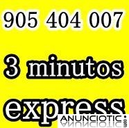 905.404.007 TAROT EXPRESS 3 MINUTOS 1.45� PRECIO LLAMADO