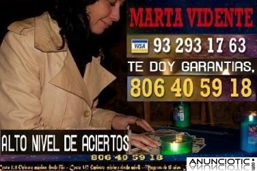 Marta vidente,conecto con tus guias, 806405918,tarot serio 12� 20min