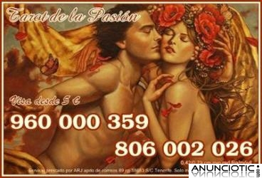 TAROT 806 DE LA PASI&Oacute;N POR SOLO 0,42 CM MIN. VISA DESDE 5 � 10 MIN. 