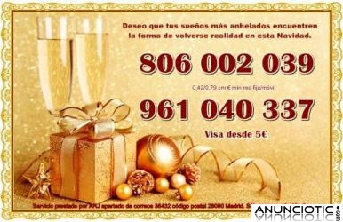 OFERTA VISA DESDE 5�. RITUAL DE FIN DE A&Ntilde;O GRATIS. ENTRA CON BUEN PIE. 806 SOLO 0,42 CM MI