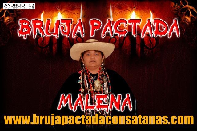 Amarres inmediatos por la &uacute;nica bruja pactada con Satan&aacute;s Bruja Malena.