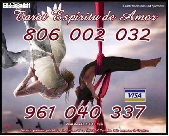 Oferta Visa 5 � 10 min. Tarot 806 Esp&iacute;ritu de Amor s&oacute;lo 0,42 cm min. 